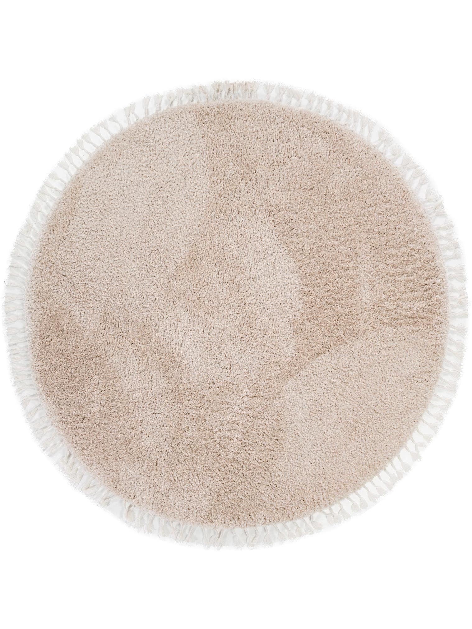 Teppich aus 100% Polyester in Beige mit 41 bis 50 mm hohem Flor von benuta Pop