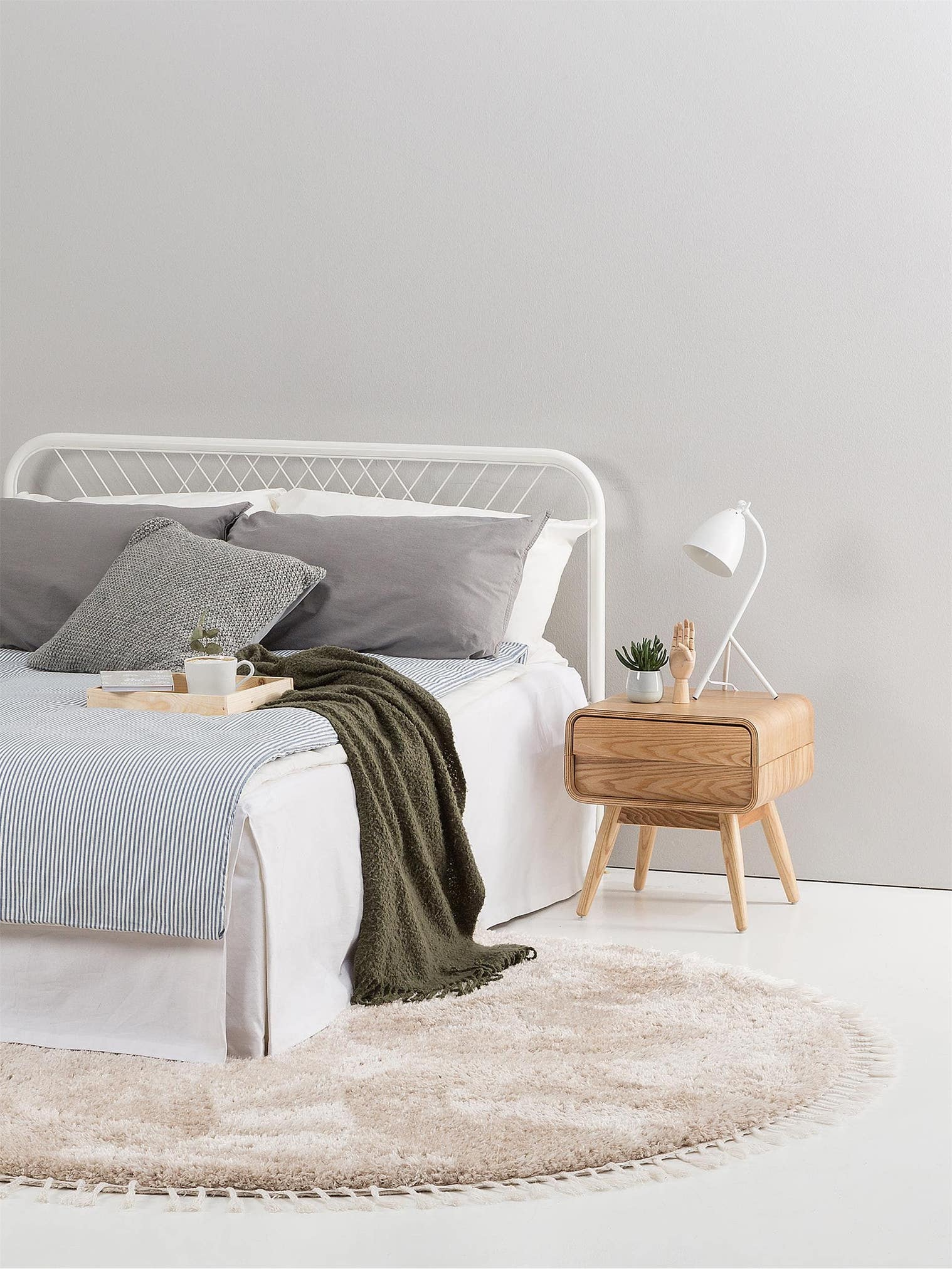 Teppich aus 100% Polyester in Beige mit 41 bis 50 mm hohem Flor von benuta Pop