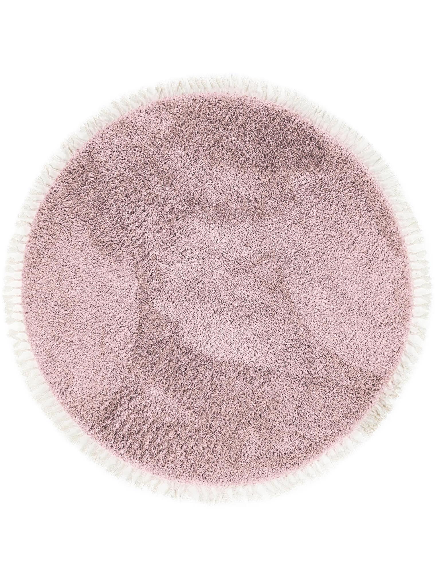 Teppich aus 100% Polyester in Rosa mit 41 bis 50 mm hohem Flor von benuta Pop