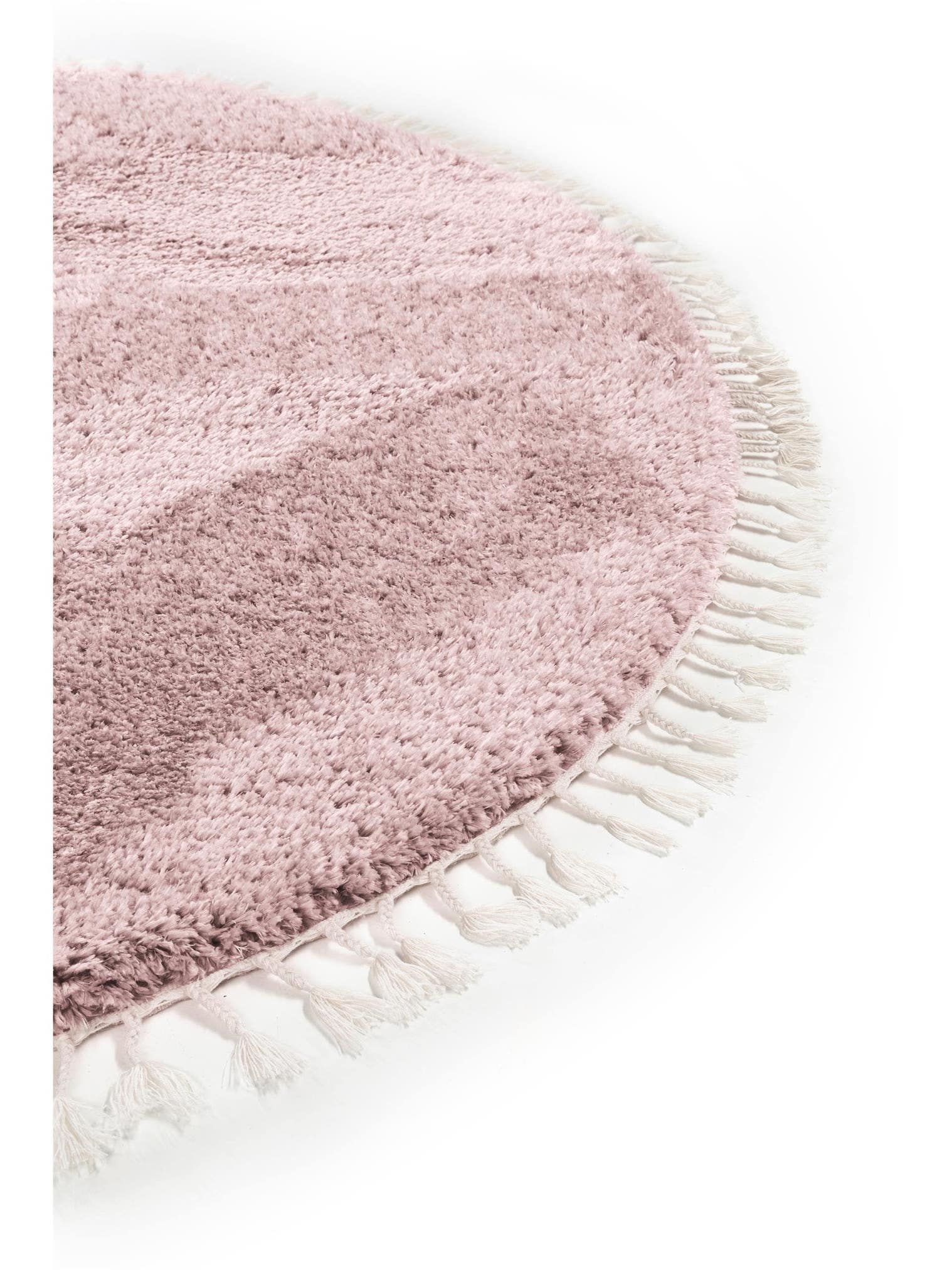 Teppich aus 100% Polyester in Rosa mit 41 bis 50 mm hohem Flor von benuta Pop
