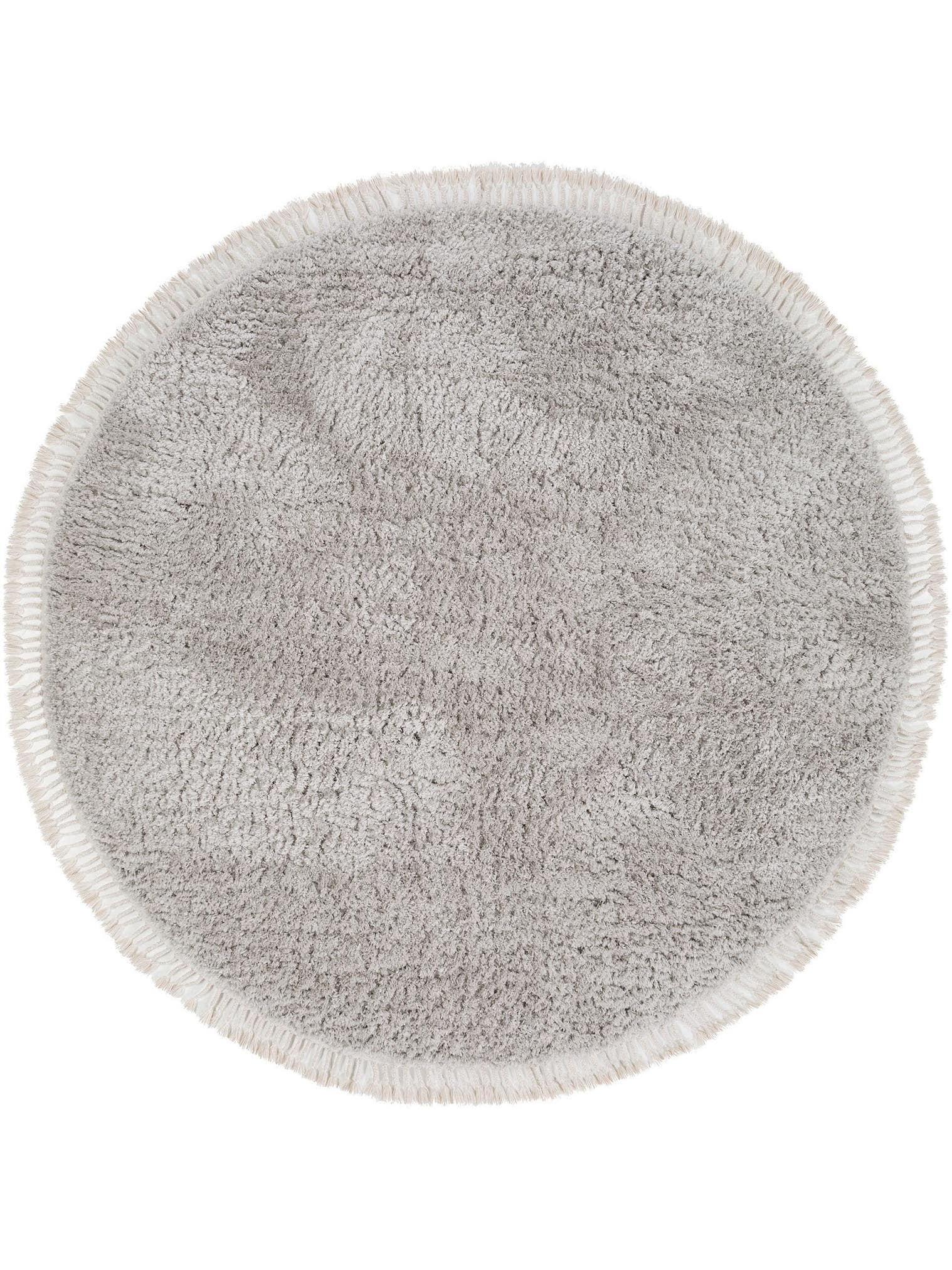 Teppich aus 100% Polyester in Grau mit 41 bis 50 mm hohem Flor von benuta Pop