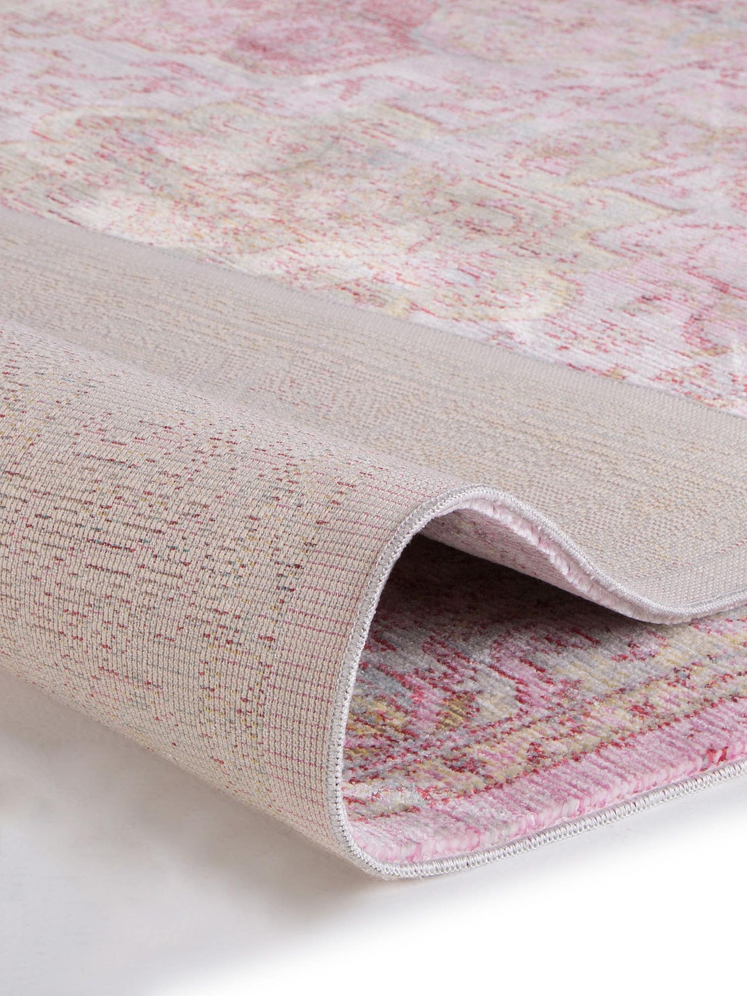Tapis en 100% Polyester en Multicouleur avec une pile de 1- 5 mm de hauteur de benuta Nest