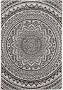 Tapis d'extérieur & intérieur Cleo Blanc & Noir