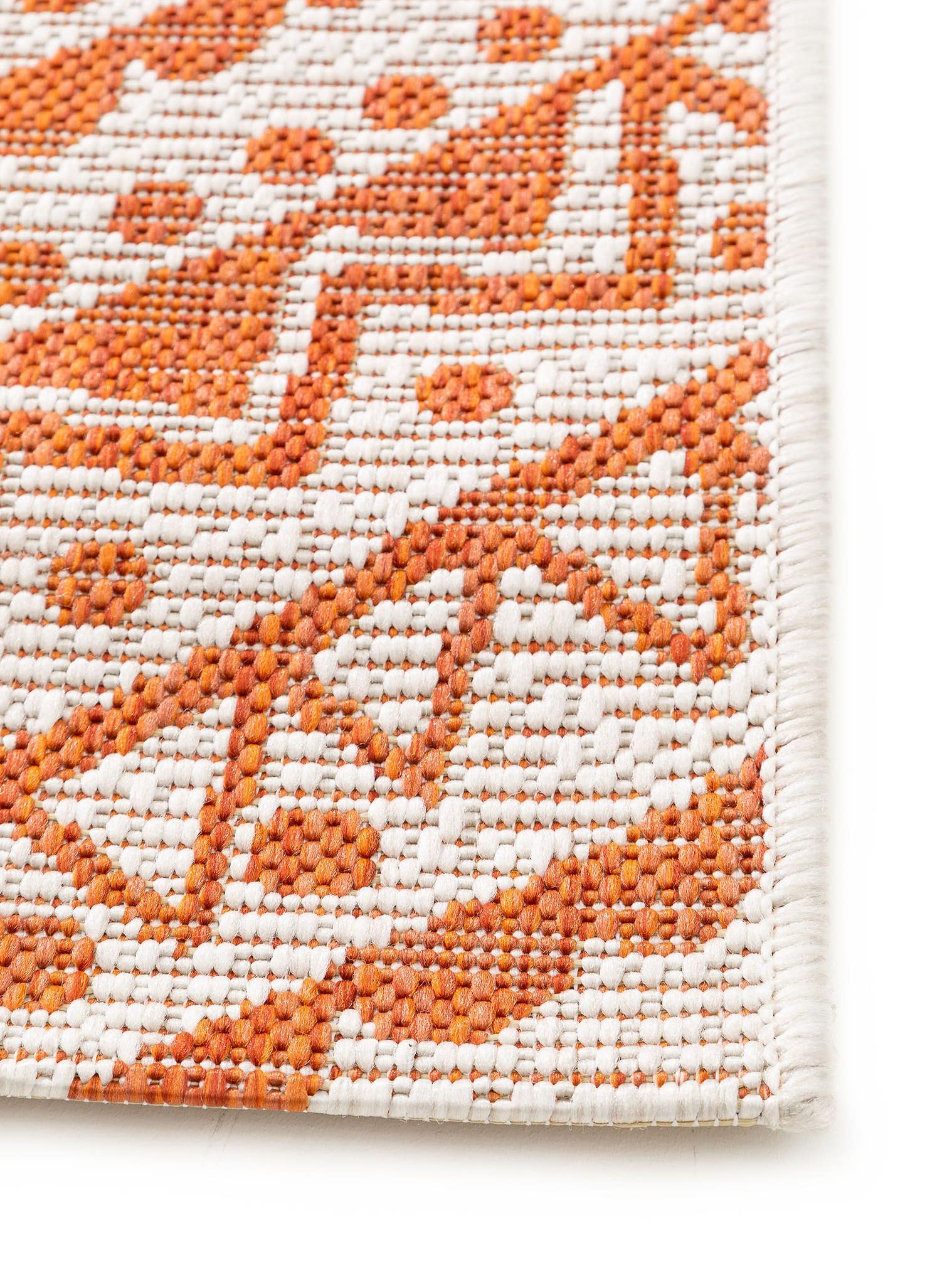 Teppich aus 100% Polypropylen in Orange mit bis 5 mm hohem Flor von benuta Nest