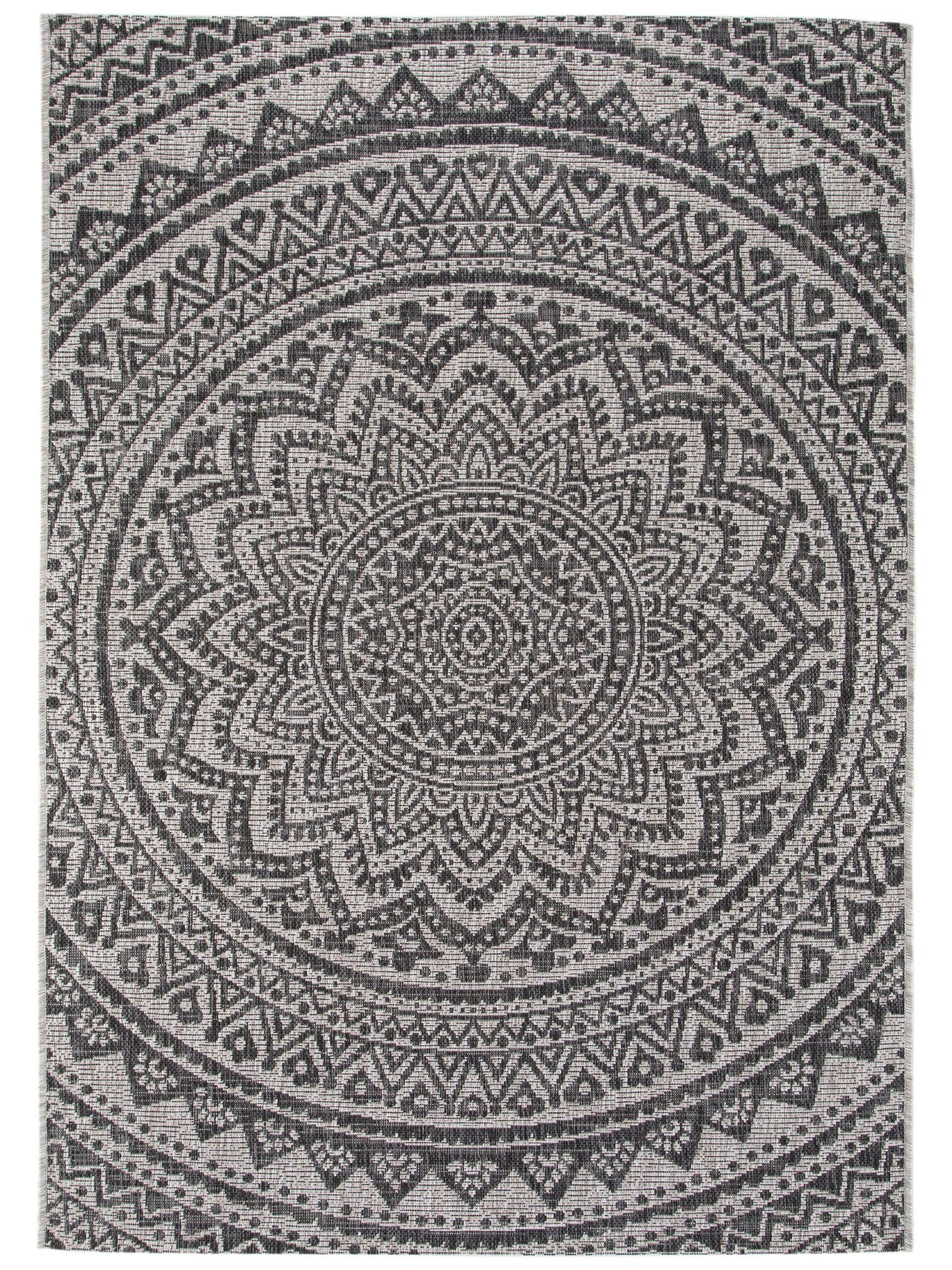 Tapis en 100% Polypropylène en Beige avec une pile de 1- 5 mm de hauteur de benuta Nest