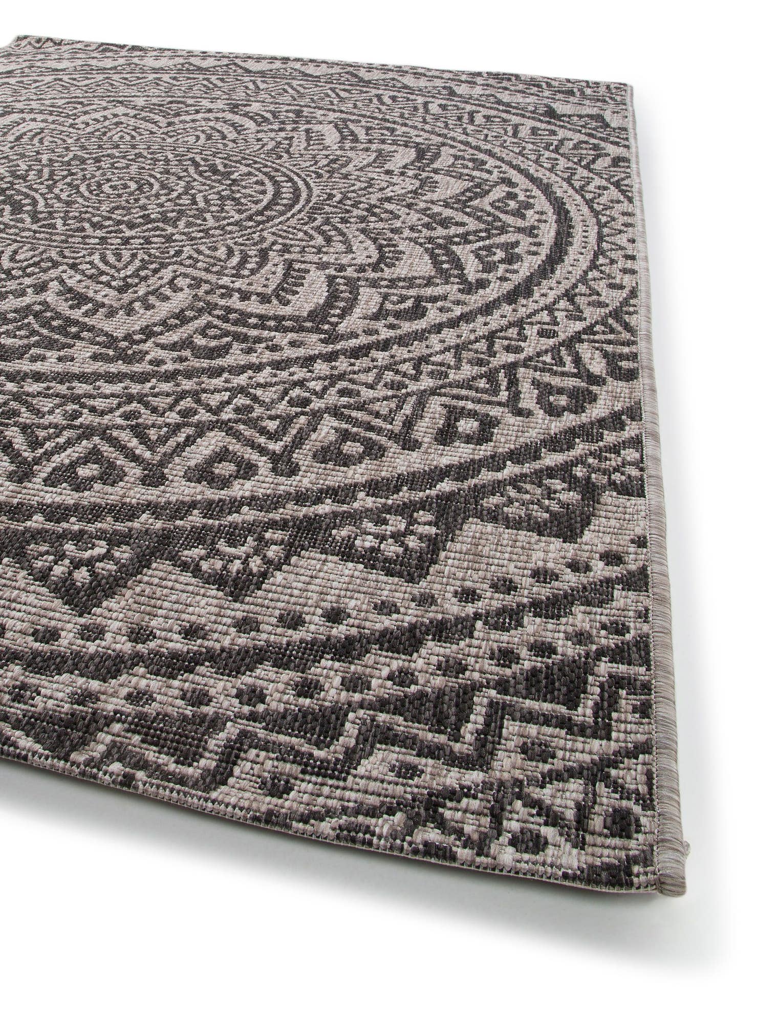 Tapis en 100% Polypropylène en Beige avec une pile de 1- 5 mm de hauteur de benuta Nest