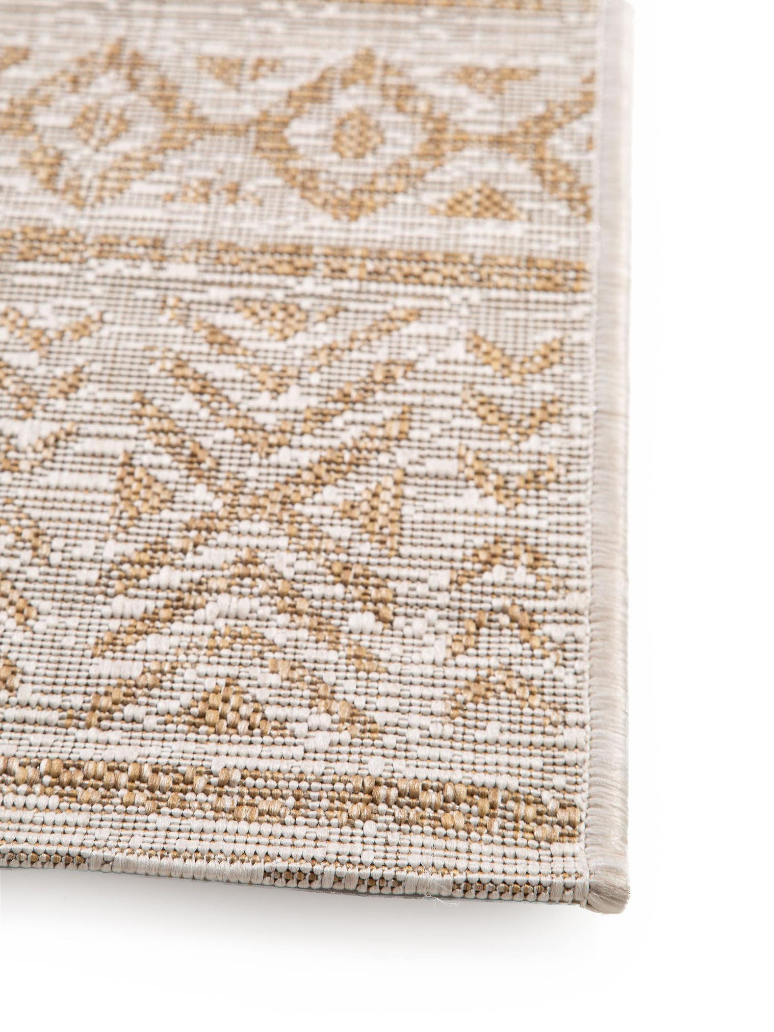 Tappeto di 100% Polipropilene in Beige con pelo alto 1- 5 mm da benuta Nest