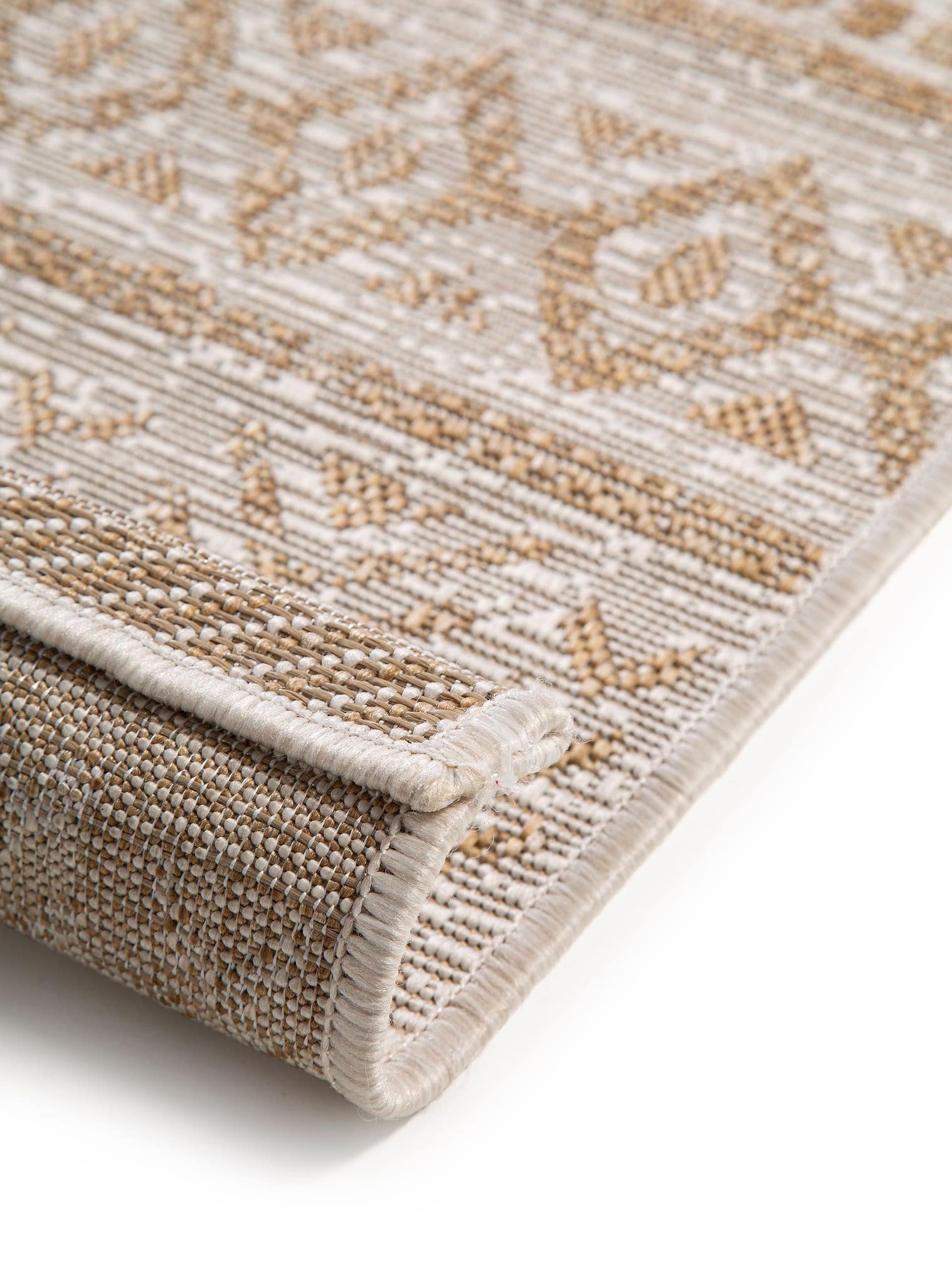 Tappeto di 100% Polipropilene in Beige con pelo alto 1- 5 mm da benuta Nest