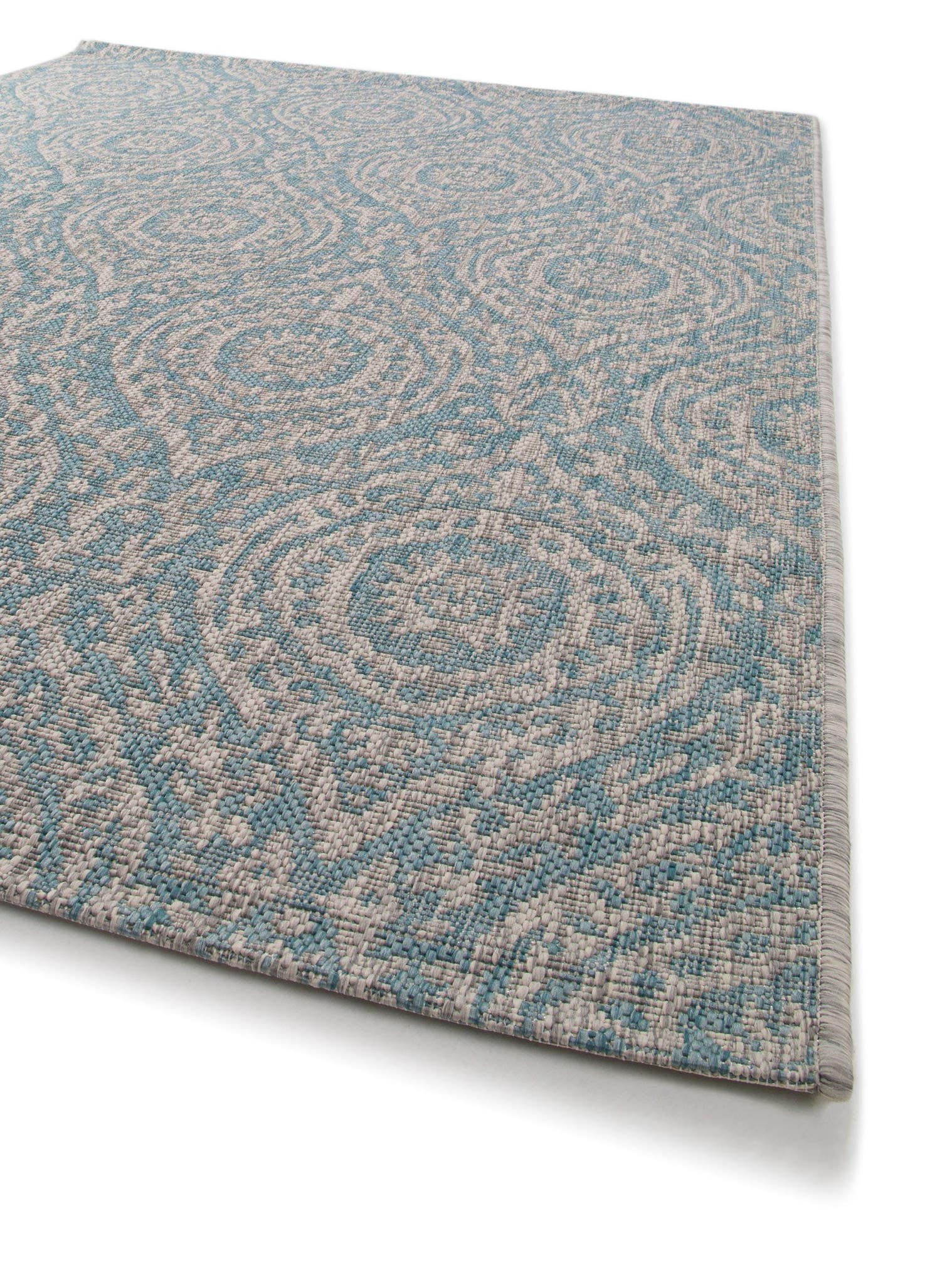 Teppich aus 100% Polypropylen in Beige mit bis 5 mm hohem Flor von benuta Nest
