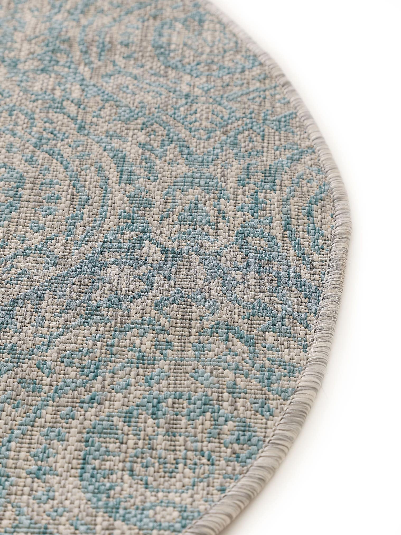 Teppich aus 100% Polypropylen in Beige mit bis 5 mm hohem Flor von benuta Nest