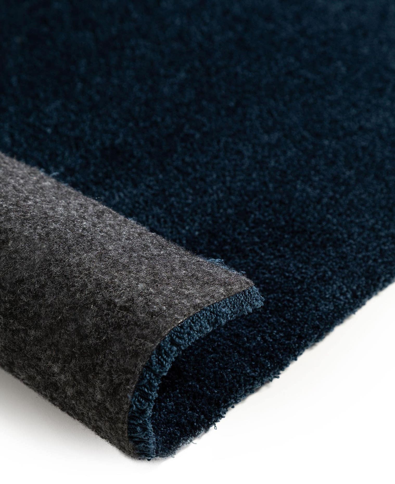 Tæppe af 100% Polyester (microfiber) i Blå med 11 - 20 mm høj luv fra benuta Nest