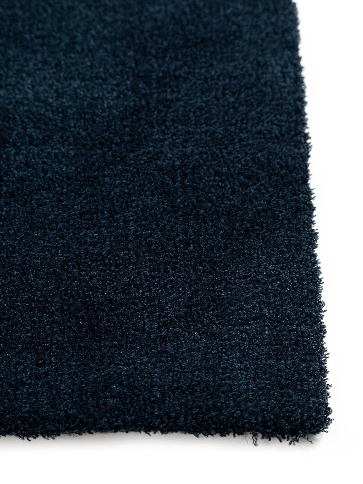 Tæppe af 100% Polyester (microfiber) i Blå med 11 - 20 mm høj luv fra benuta Nest