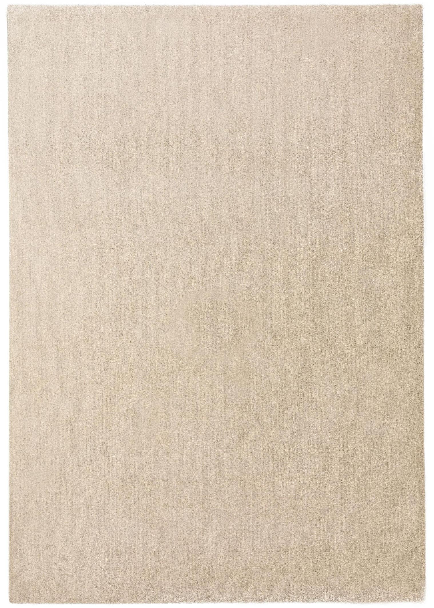 Tæppe af 100% Polyester (microfiber) i Beige med 11 - 20 mm høj luv fra benuta Nest