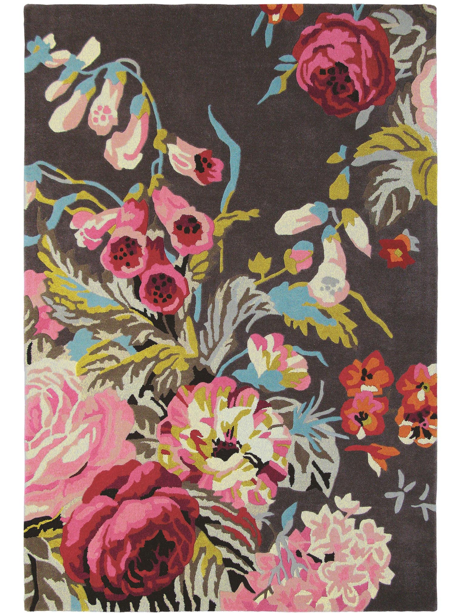 Teppich aus 100% Wolle in Multicolor mit 11 bis 20 mm hohem Flor von Sanderson