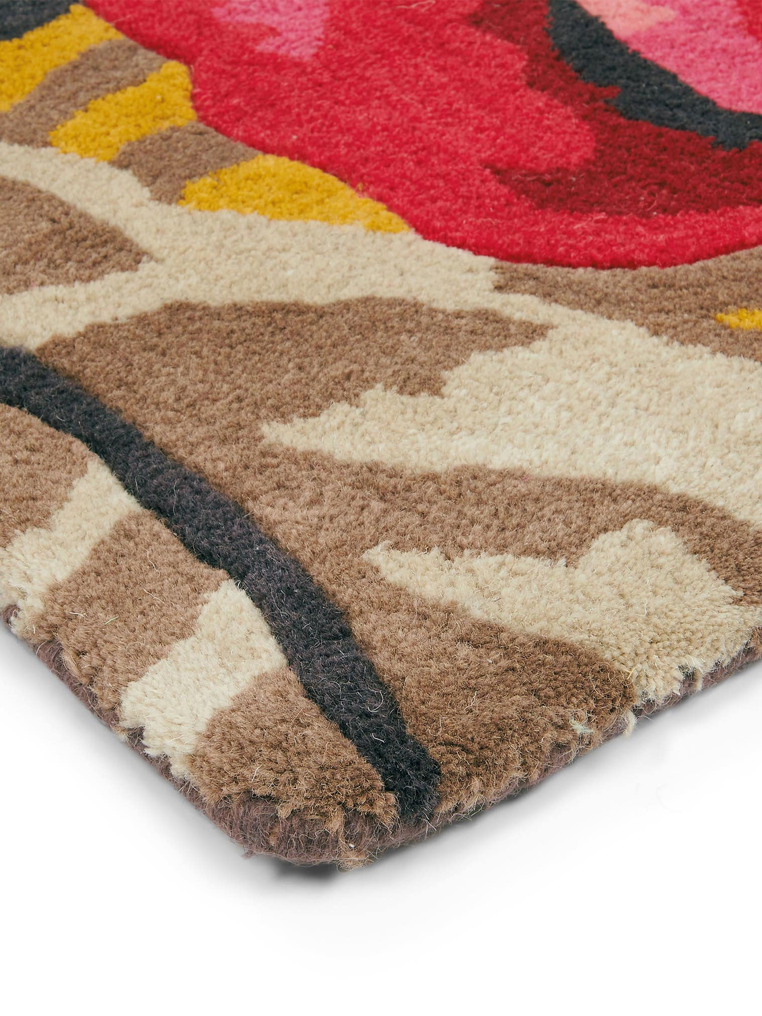 Teppich aus 100% Wolle in Multicolor mit 11 bis 20 mm hohem Flor von Sanderson