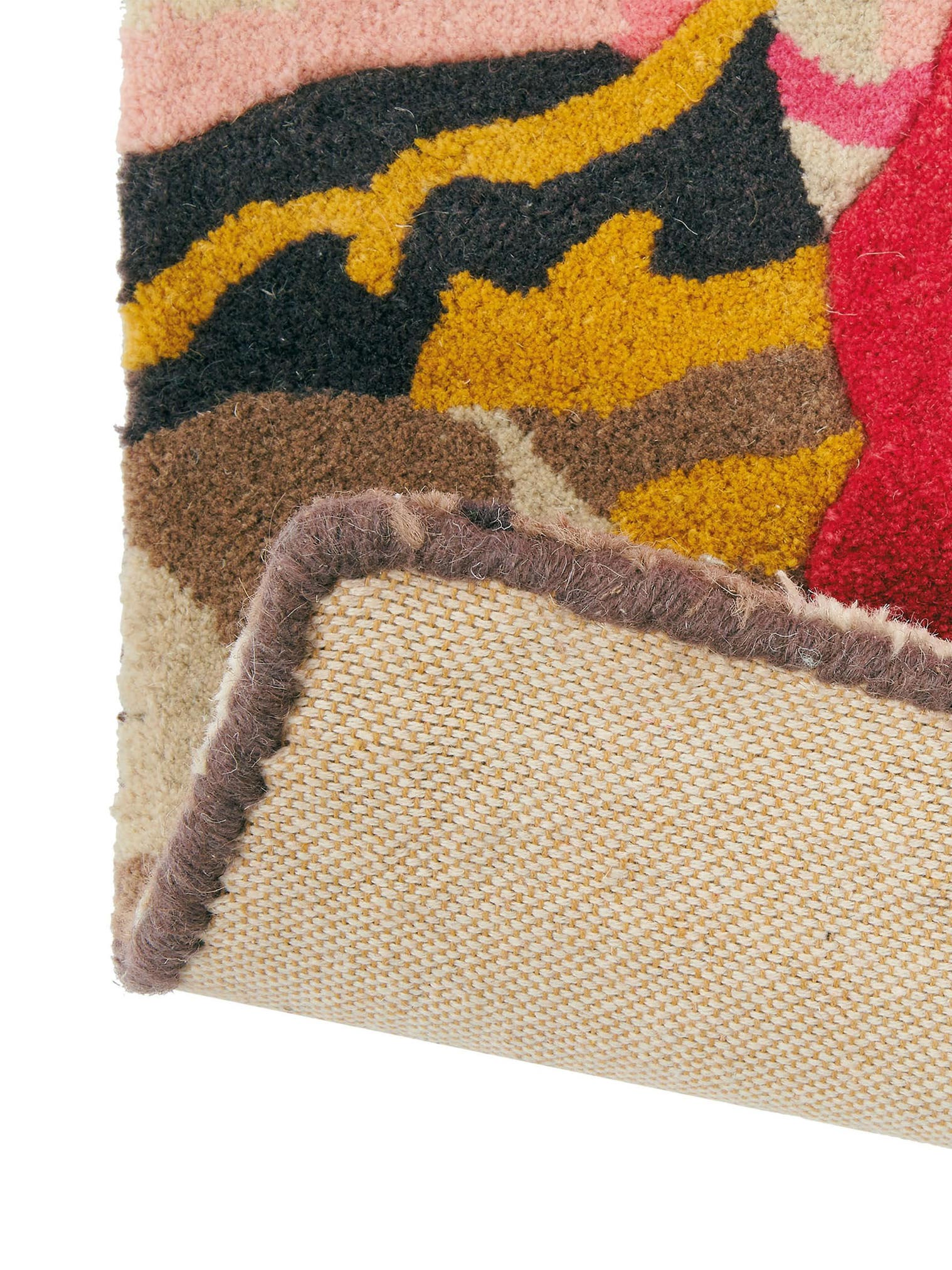 Teppich aus 100% Wolle in Multicolor mit 11 bis 20 mm hohem Flor von Sanderson