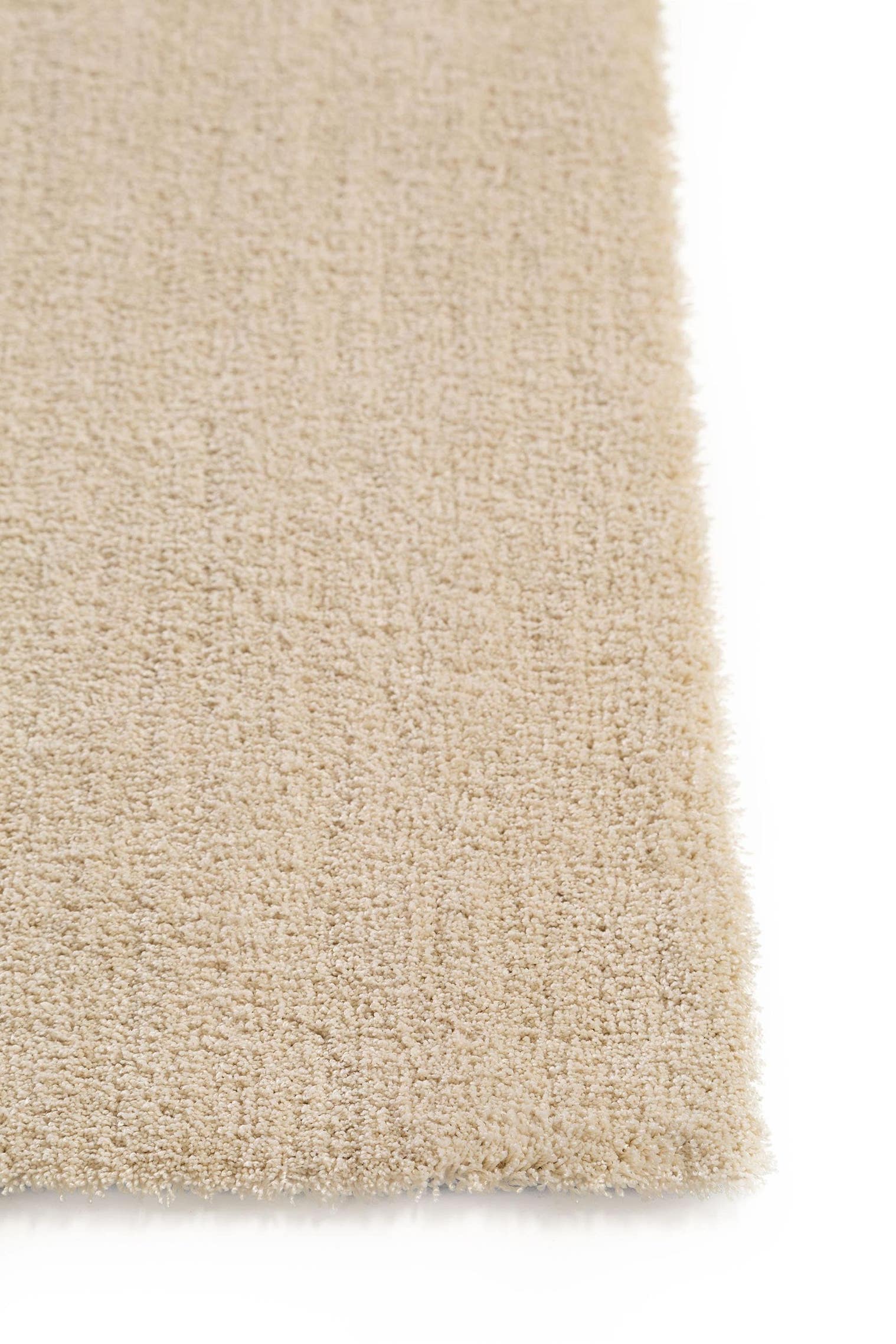 Teppich aus 100% Polyester in Beige mit 11 bis 20 mm hohem Flor von benuta Nest