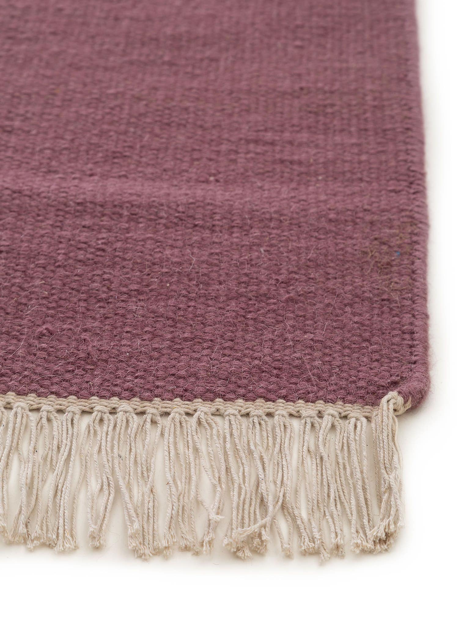 Alfombra de 80% lana, 20% algodón en Violeta con un pelo de {{Placeholder_Pile Height}} de altura de benuta Pop