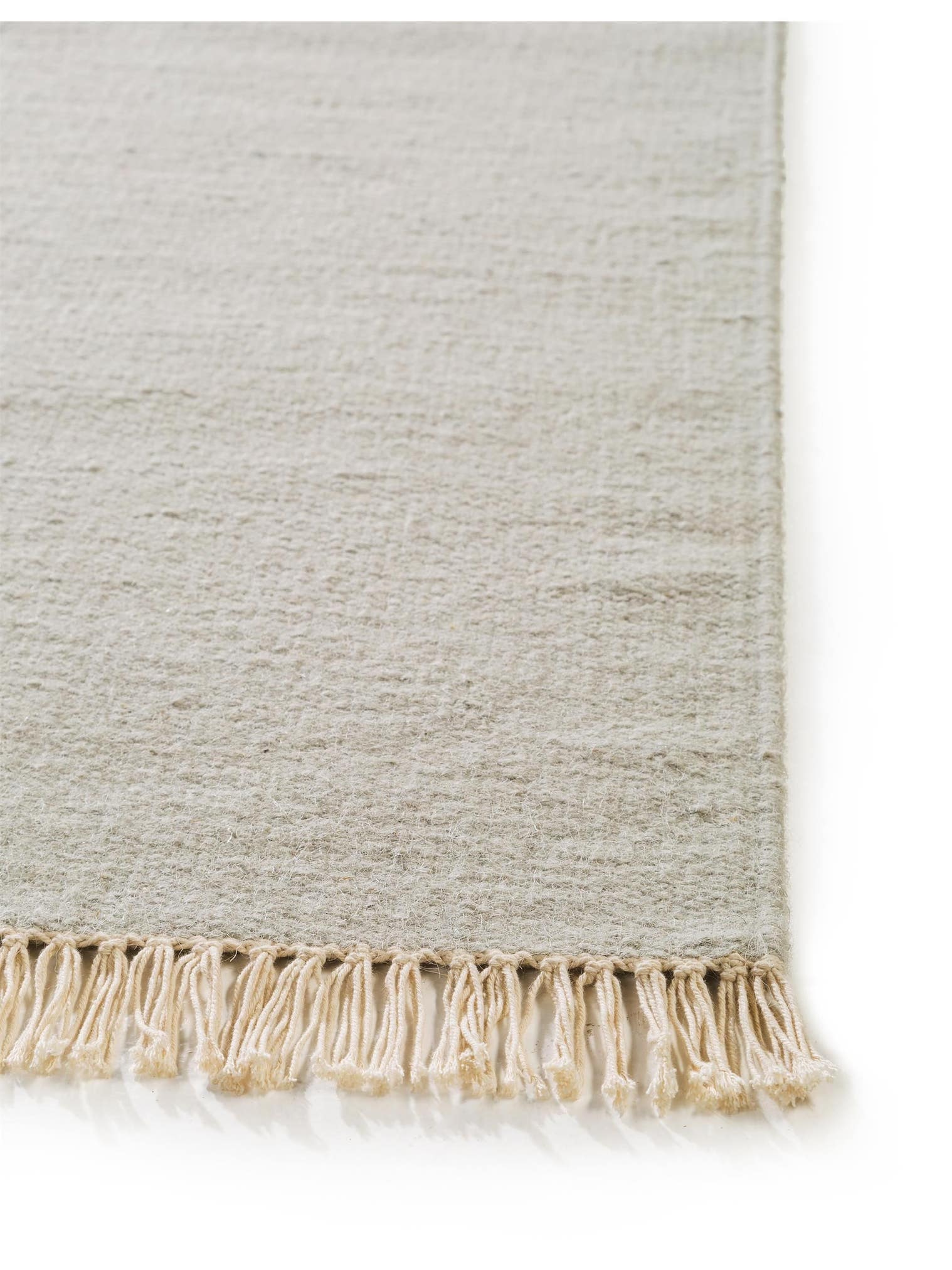 Rug made of 90% Wool, 10% Cotton in Grey with a 1- 5 mm high pile by benuta Pop