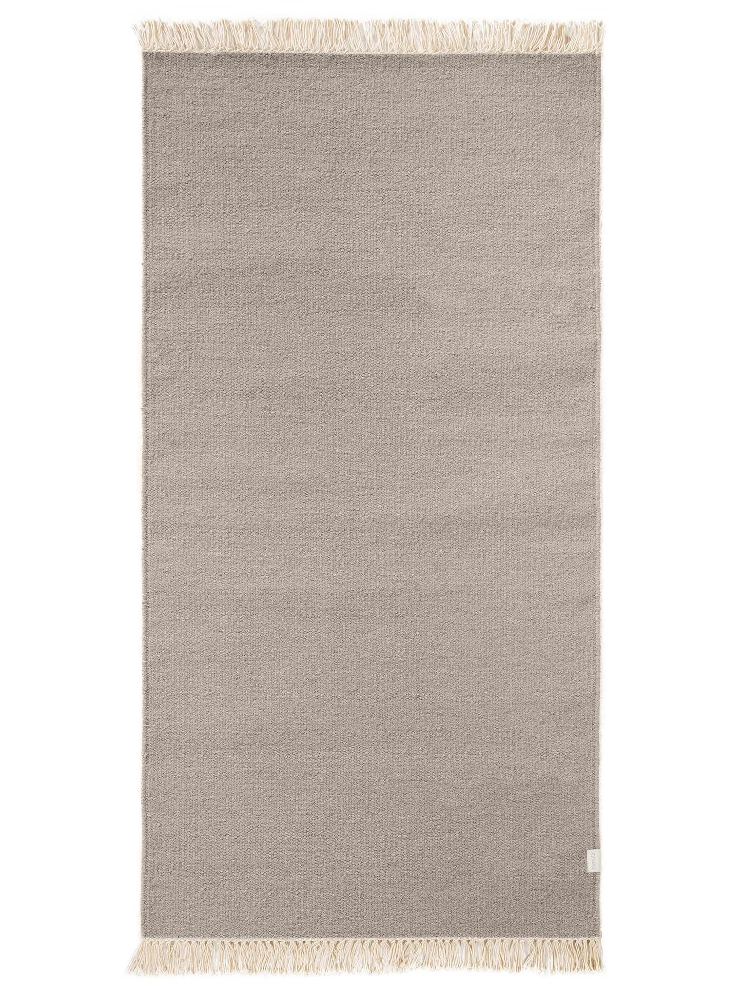 Alfombra de 80% lana, 20% algodón en Gris con un pelo de {{Placeholder_Pile Height}} de altura de benuta