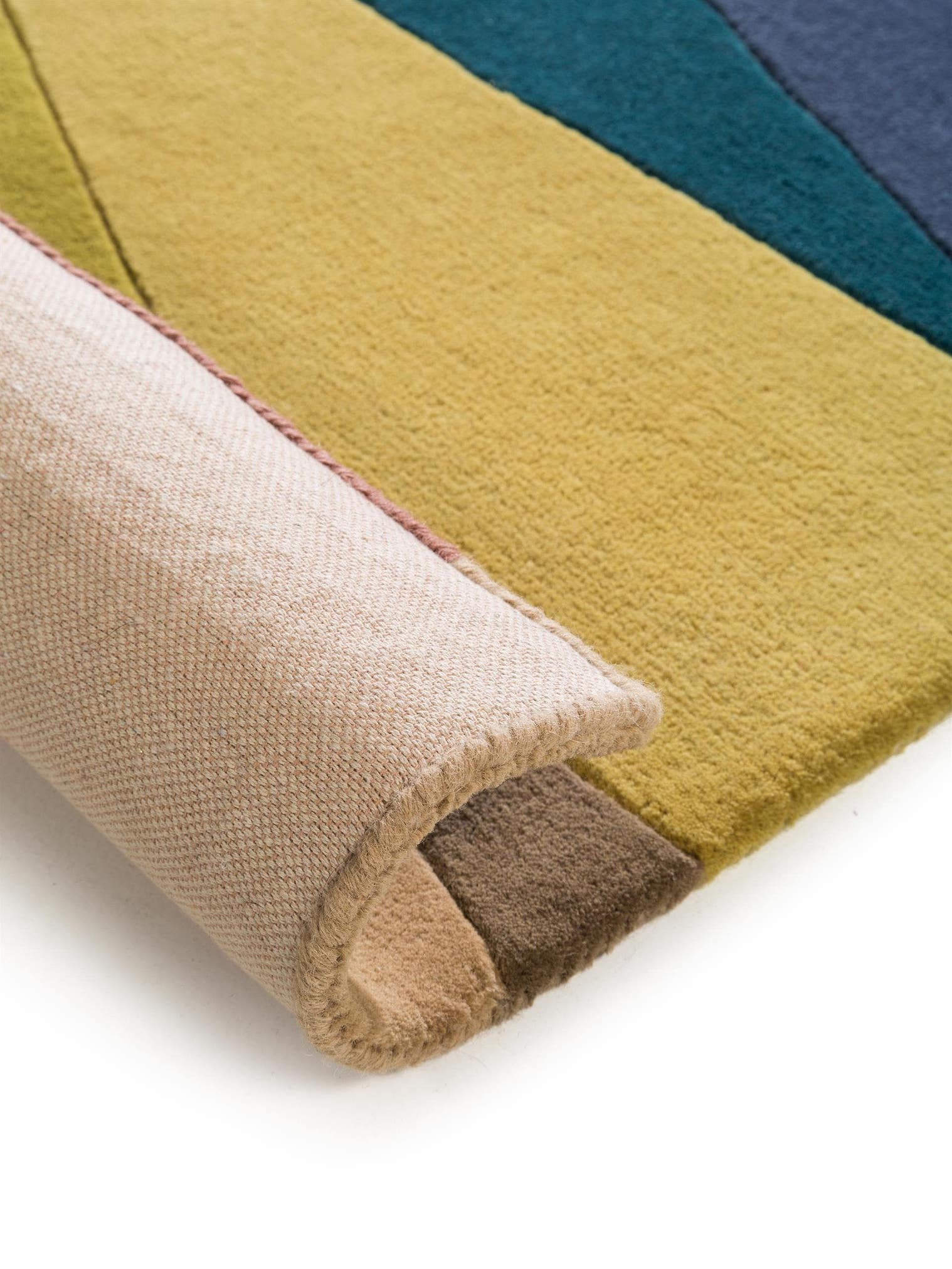 Teppich aus 100% Wolle in Multicolor mit 11 bis 20 mm hohem Flor von benuta Finest