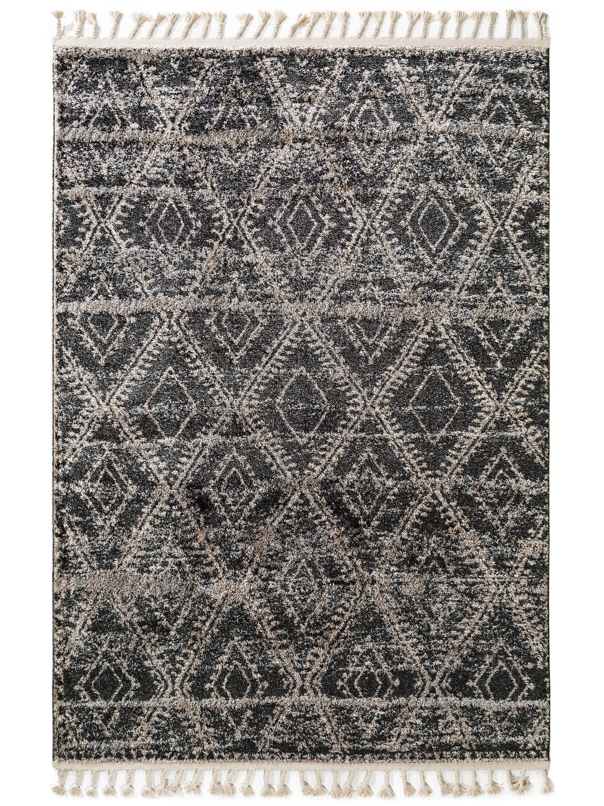 Alfombra de 100% Poliéster en Gris con un pelo de {{Placeholder_Pile Height}} de altura de benuta