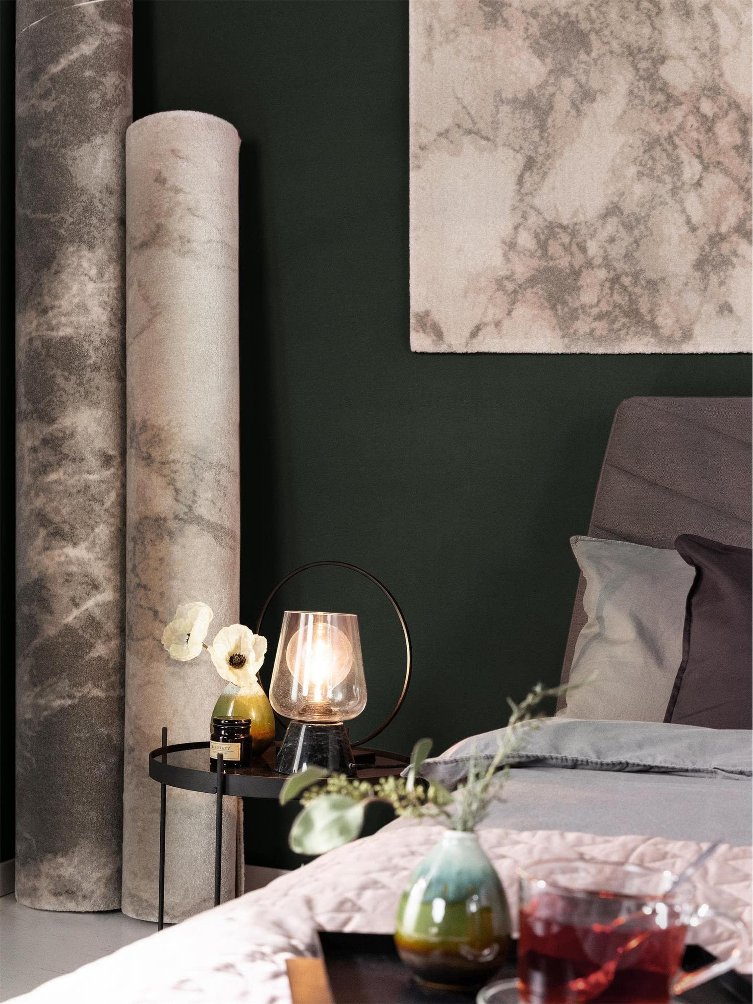 Teppich aus 100% Polypropylen in Grau mit 11 bis 20 mm hohem Flor von benuta