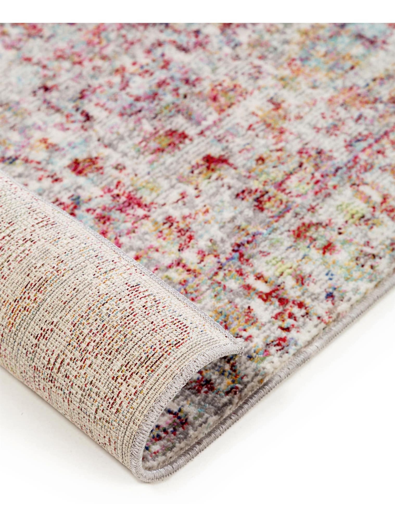 Teppich aus 100% Polyester in Multicolor mit bis 5 mm hohem Flor von benuta