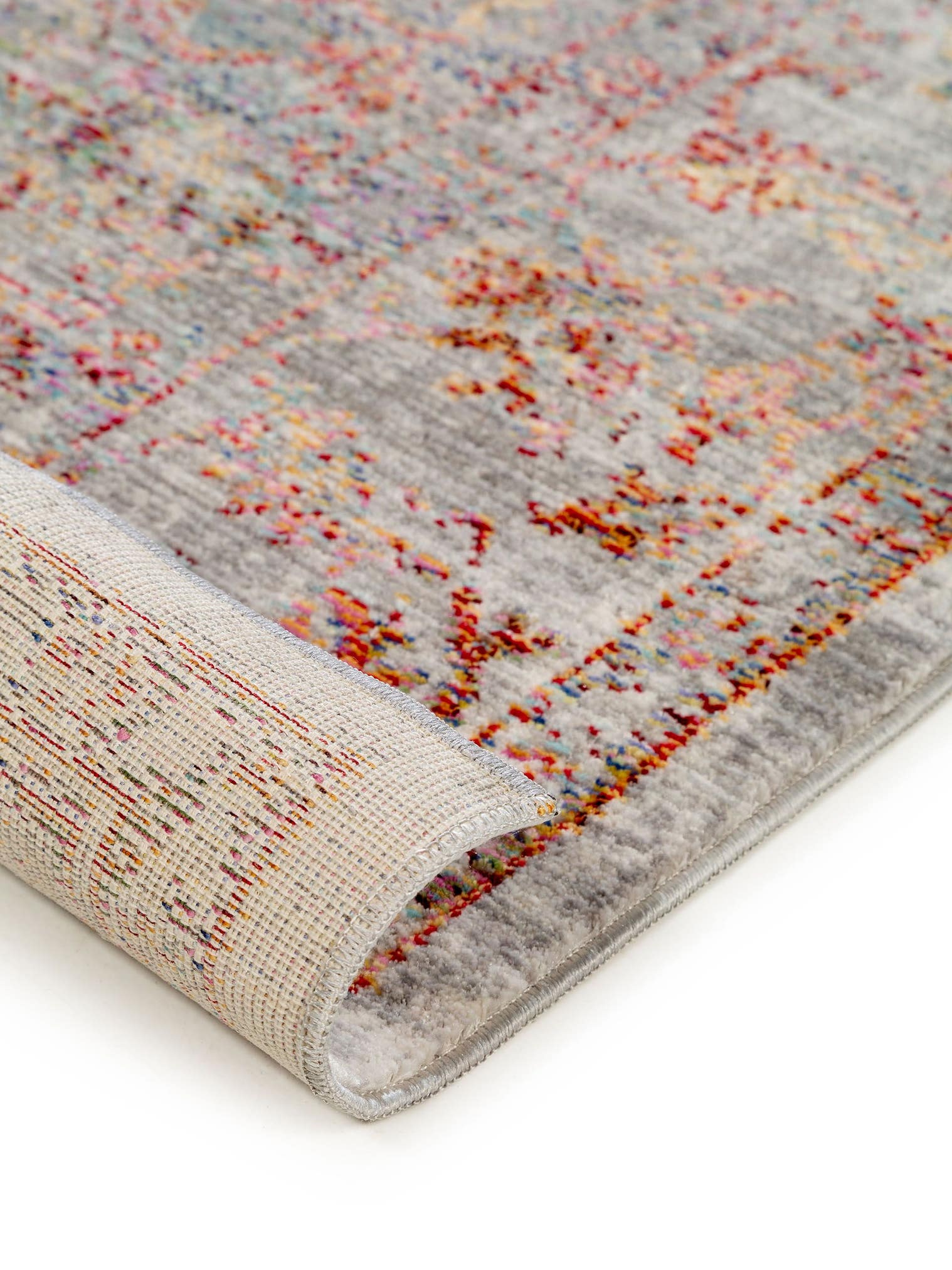 Teppich aus 100% Polyester in Multicolor mit bis 5 mm hohem Flor von benuta Nest