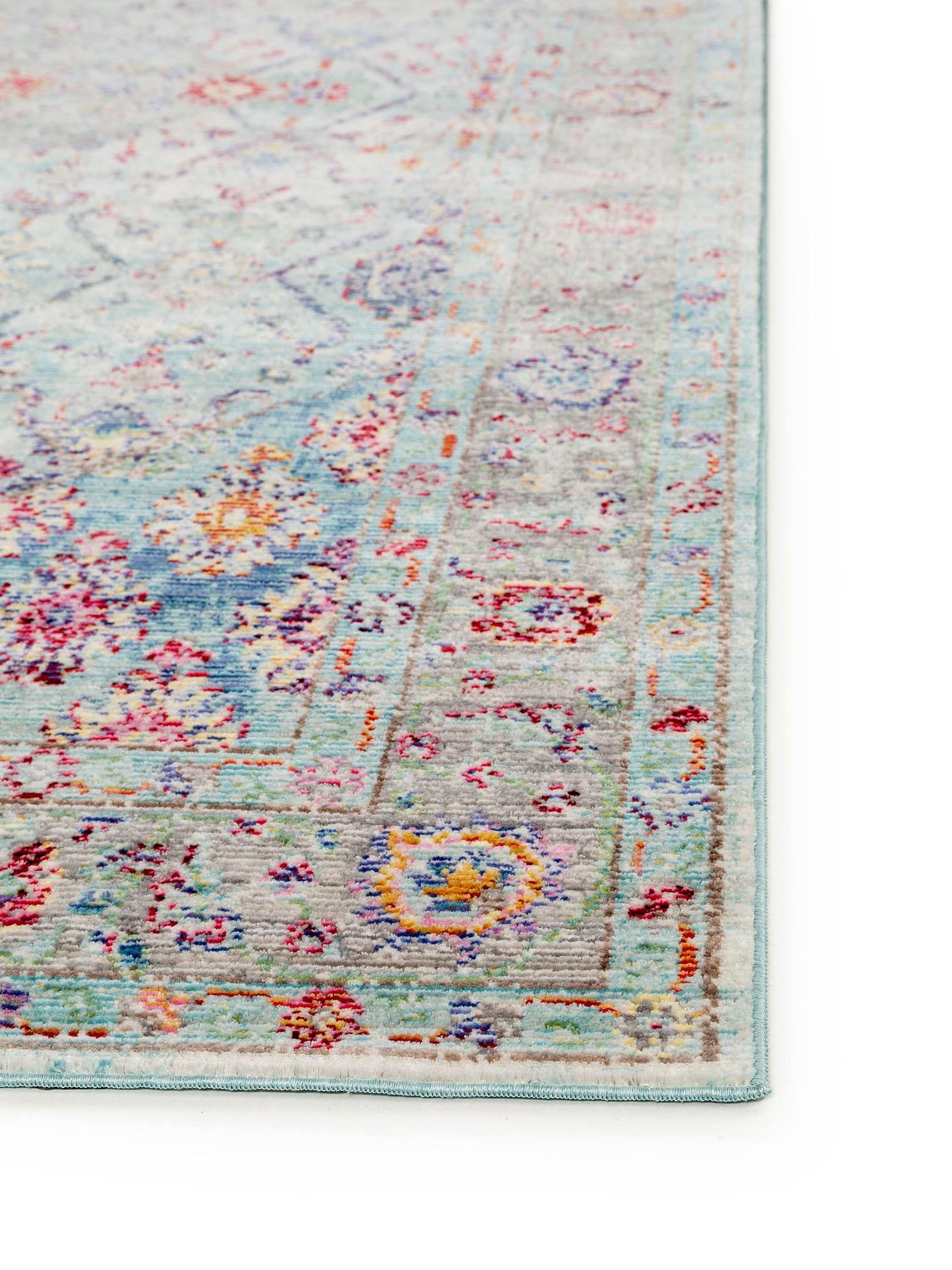 Teppich aus 100% Polyester in Multicolor mit bis 5 mm hohem Flor von benuta Nest