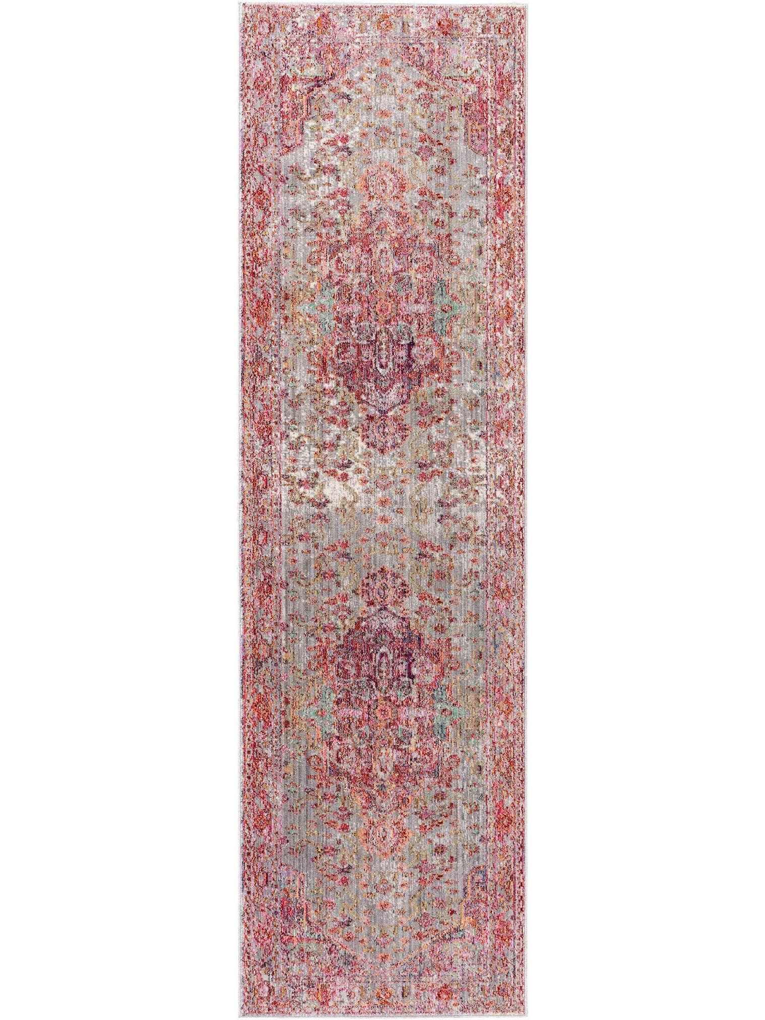 Teppich aus 100% Polyester in Multicolor mit bis 5 mm hohem Flor von benuta Nest