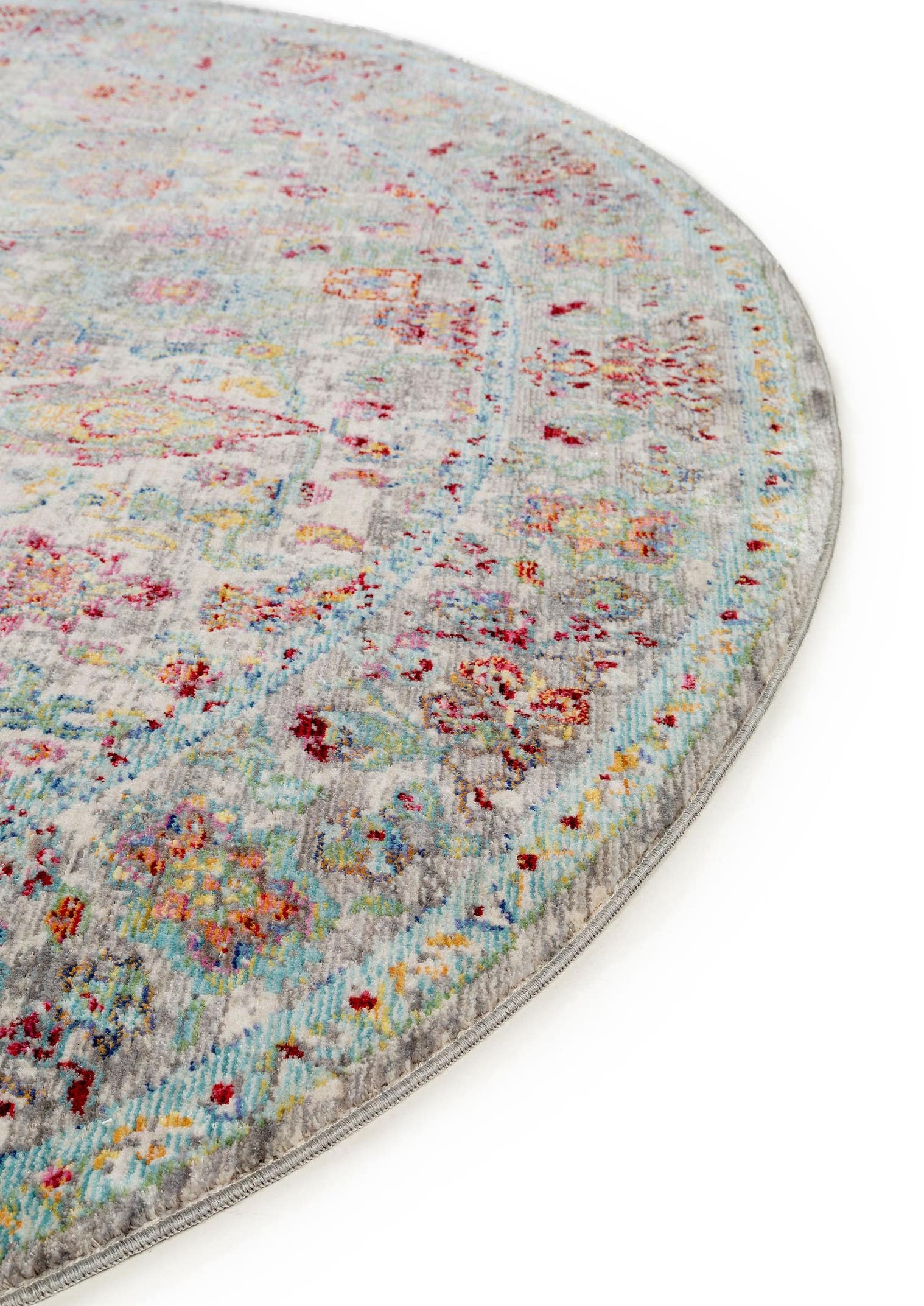 Teppich aus 100% Polyester in Multicolor mit bis 5 mm hohem Flor von benuta Nest