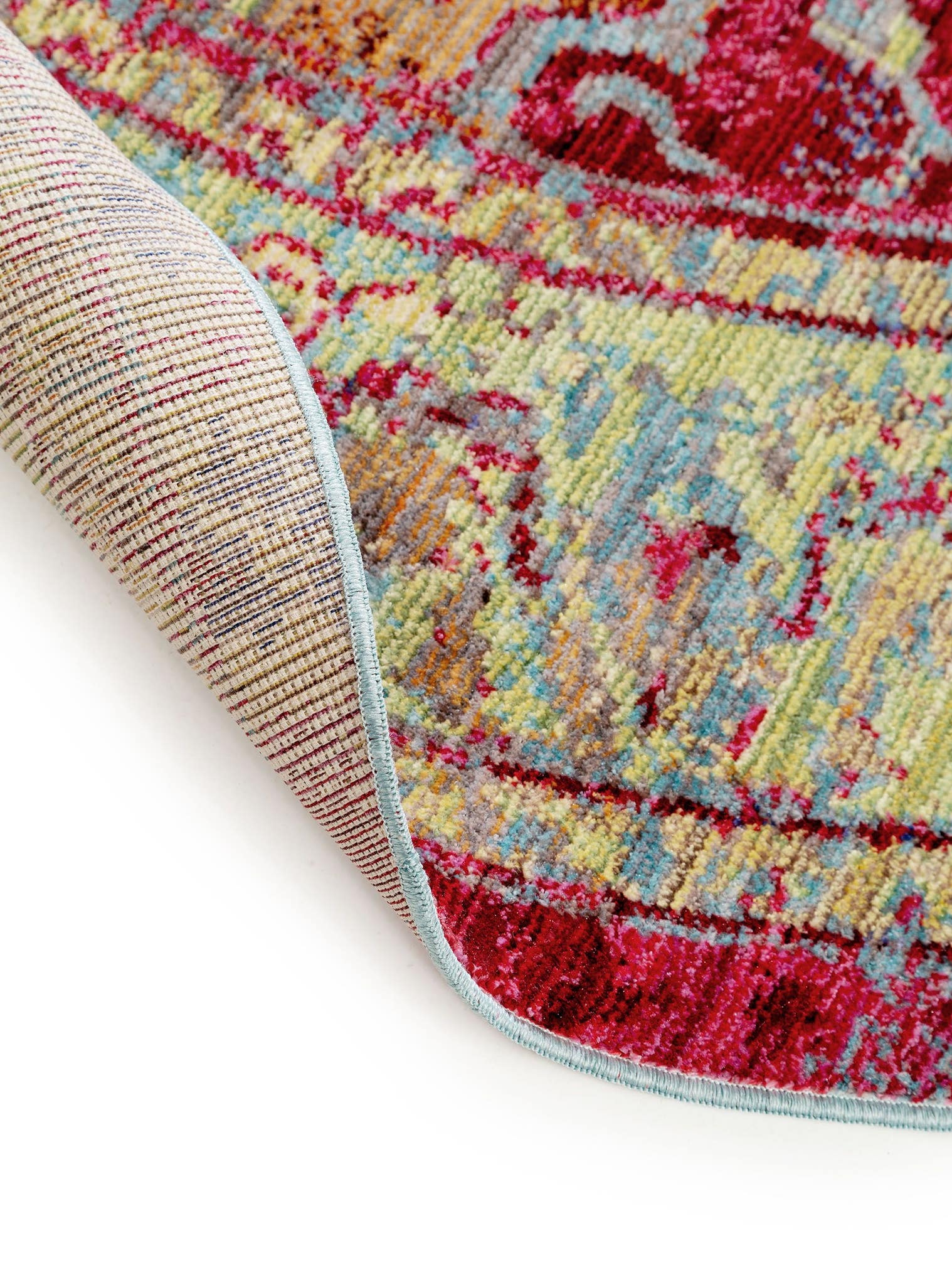 Teppich aus 100% Polyester in Multicolor mit bis 5 mm hohem Flor von benuta Nest