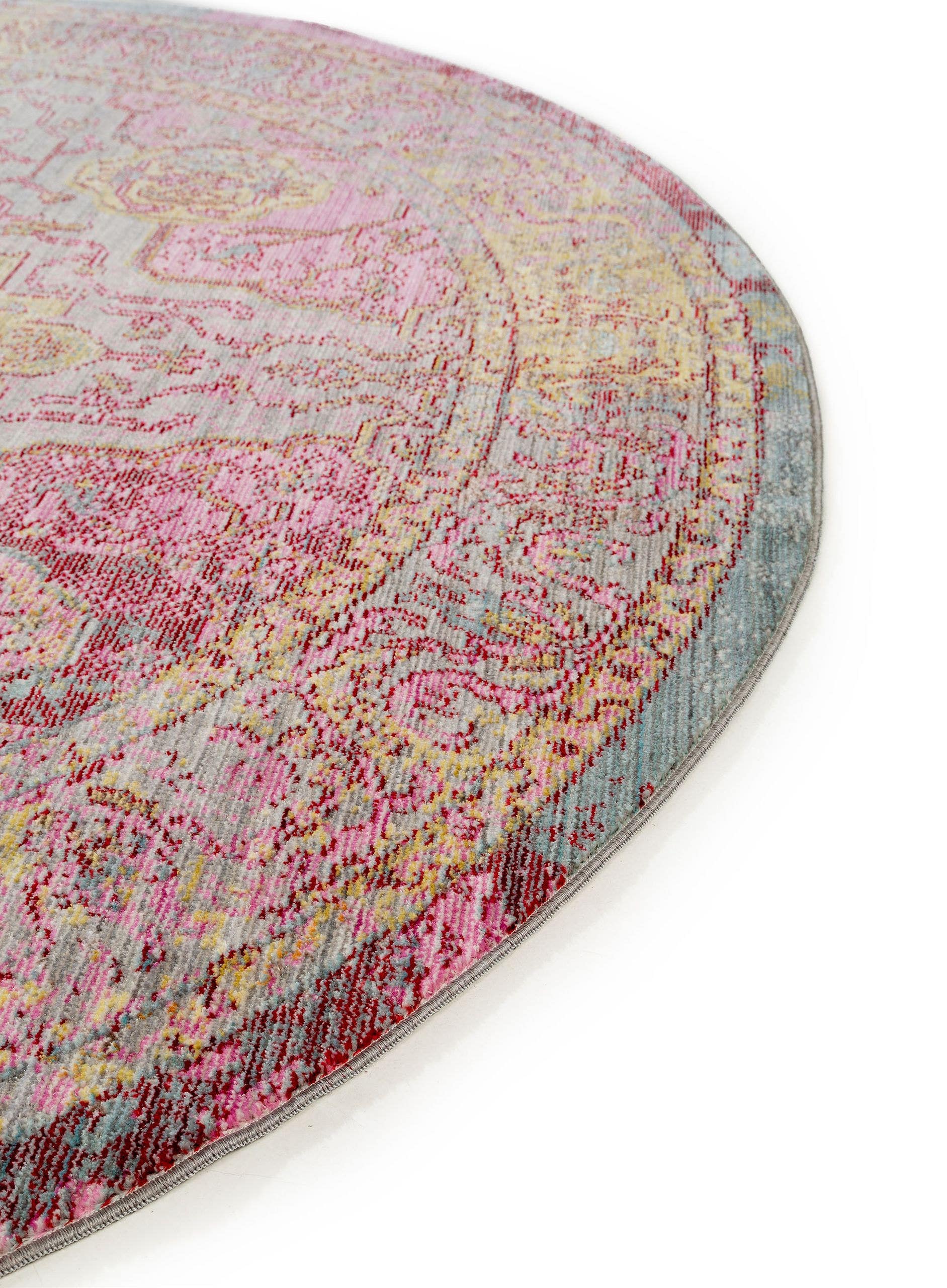 Matta av 100% Polyester i Flerfärgad med 1- 5 mm hög lugg från benuta Nest