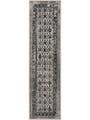 Tapis de couloir extérieur & intérieur Antique Noir & Blanc