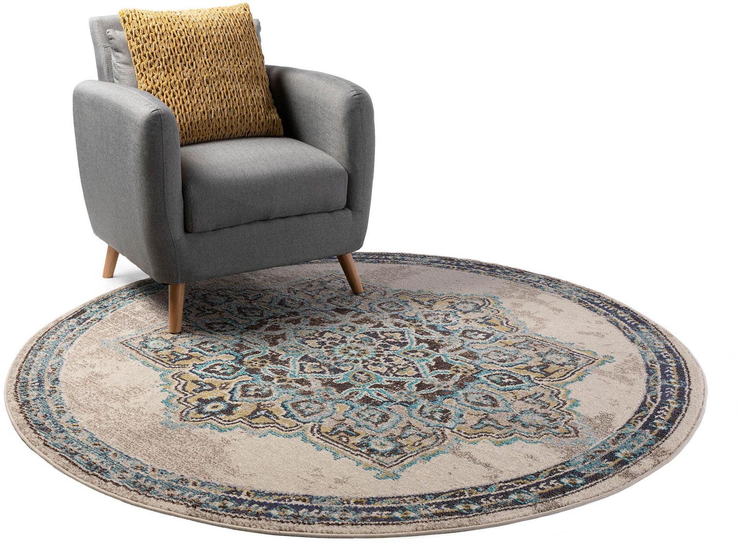 Alfombra de 100% Polipropileno en Beige con un pelo de {{Placeholder_Pile Height}} de altura de benuta Nest