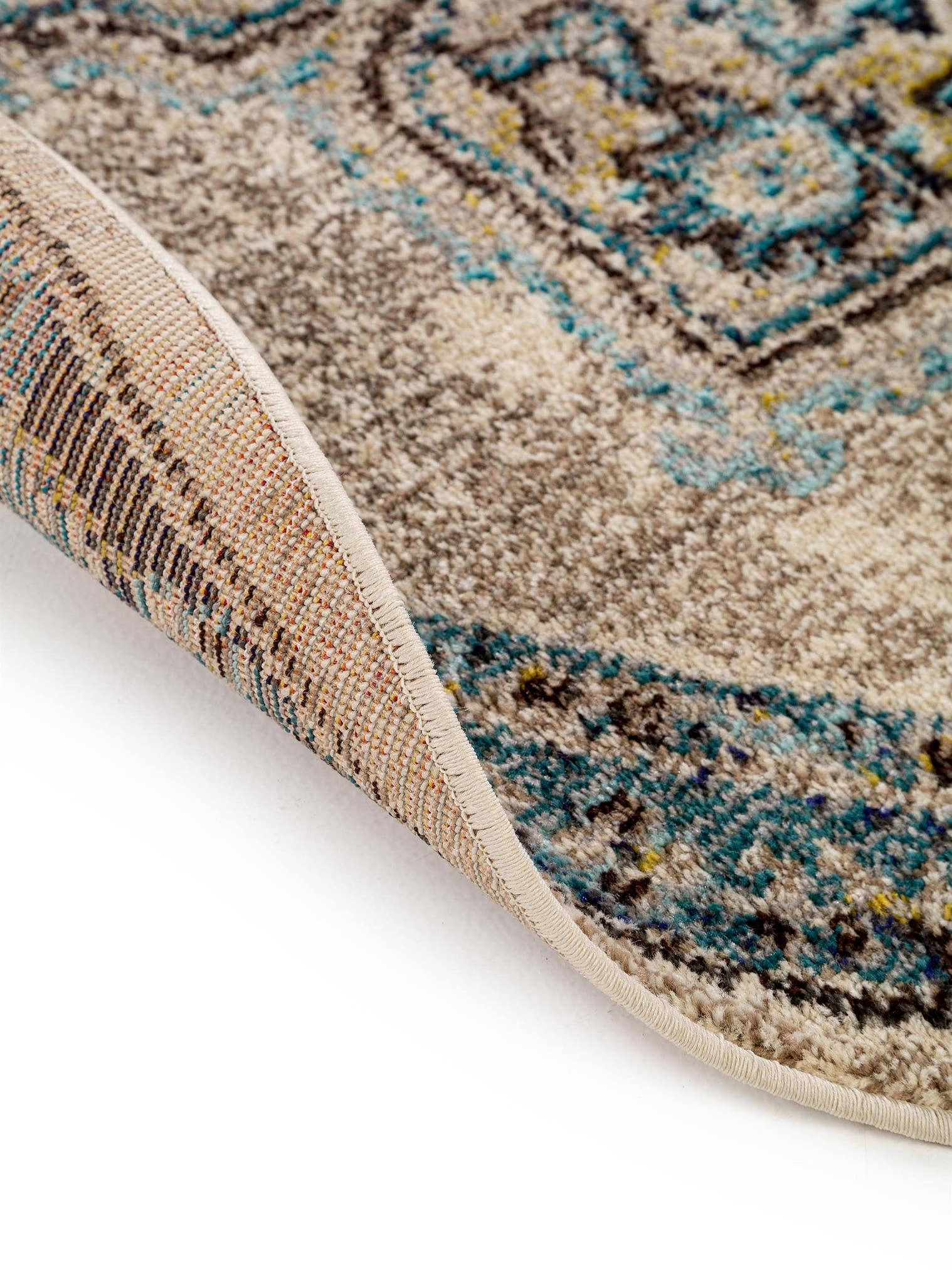 Alfombra de 100% Polipropileno en Beige con un pelo de {{Placeholder_Pile Height}} de altura de benuta Nest