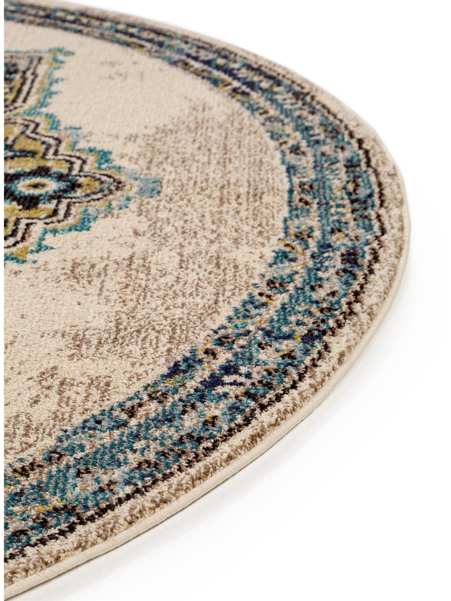 Alfombra de 100% Polipropileno en Beige con un pelo de {{Placeholder_Pile Height}} de altura de benuta Nest