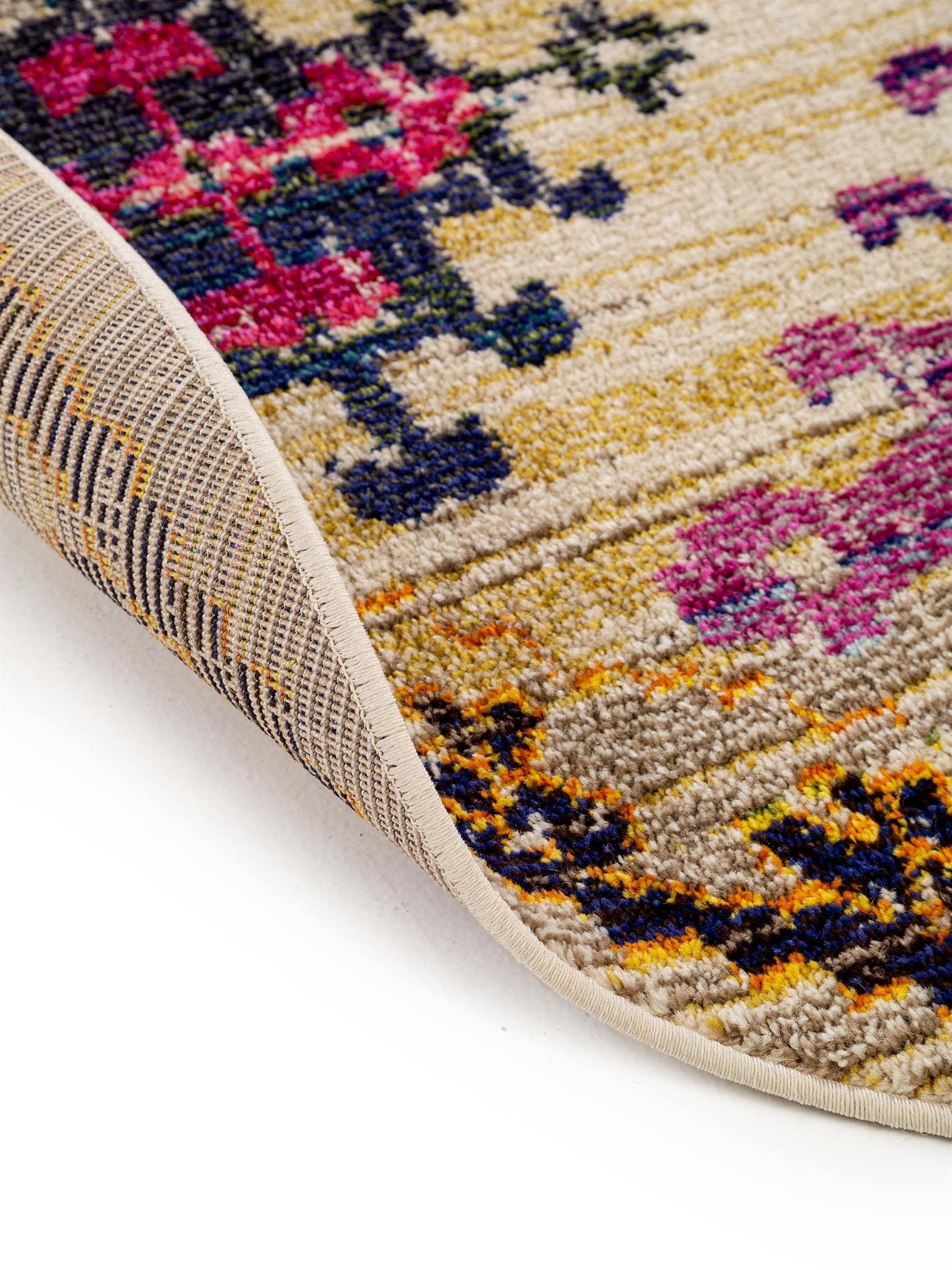 Teppich aus 100% Polypropylen in Multicolor mit 11 bis 20 mm hohem Flor von benuta Nest