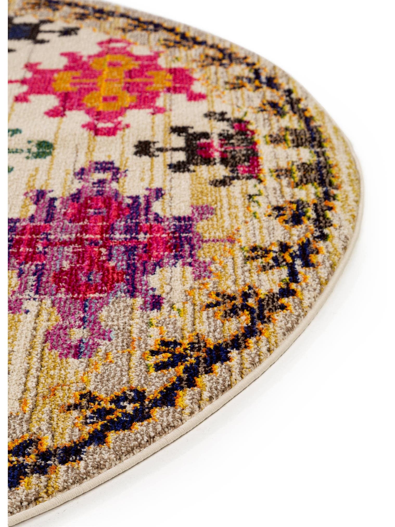 Teppich aus 100% Polypropylen in Multicolor mit 11 bis 20 mm hohem Flor von benuta Nest