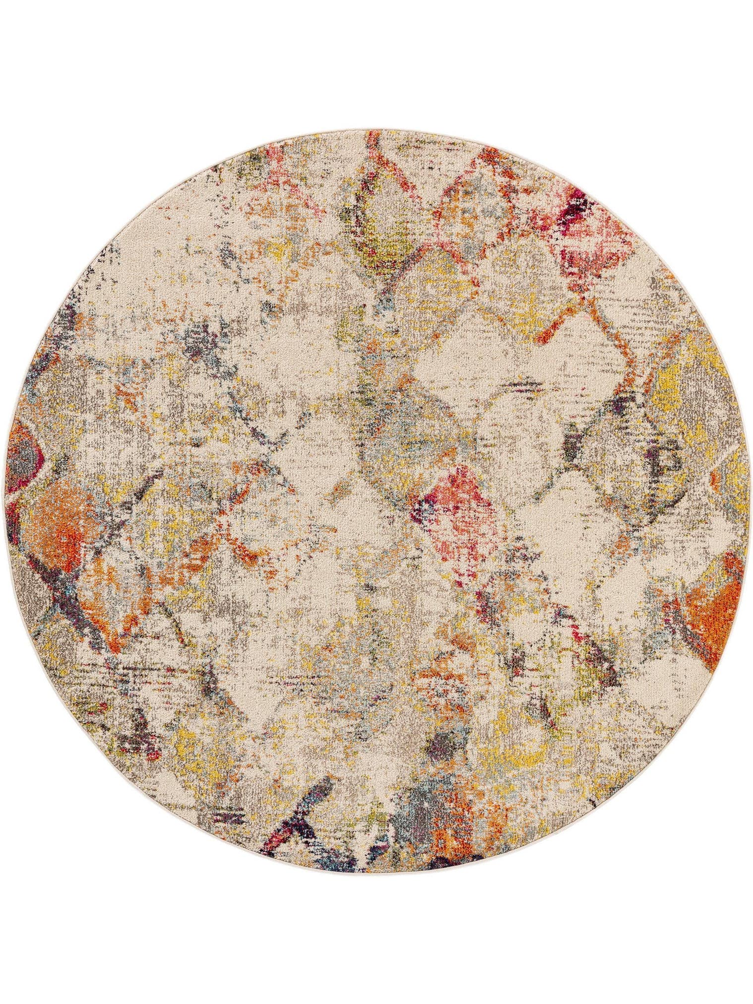 Teppich aus 100% Polypropylen in Beige mit 11 bis 20 mm hohem Flor von benuta Nest