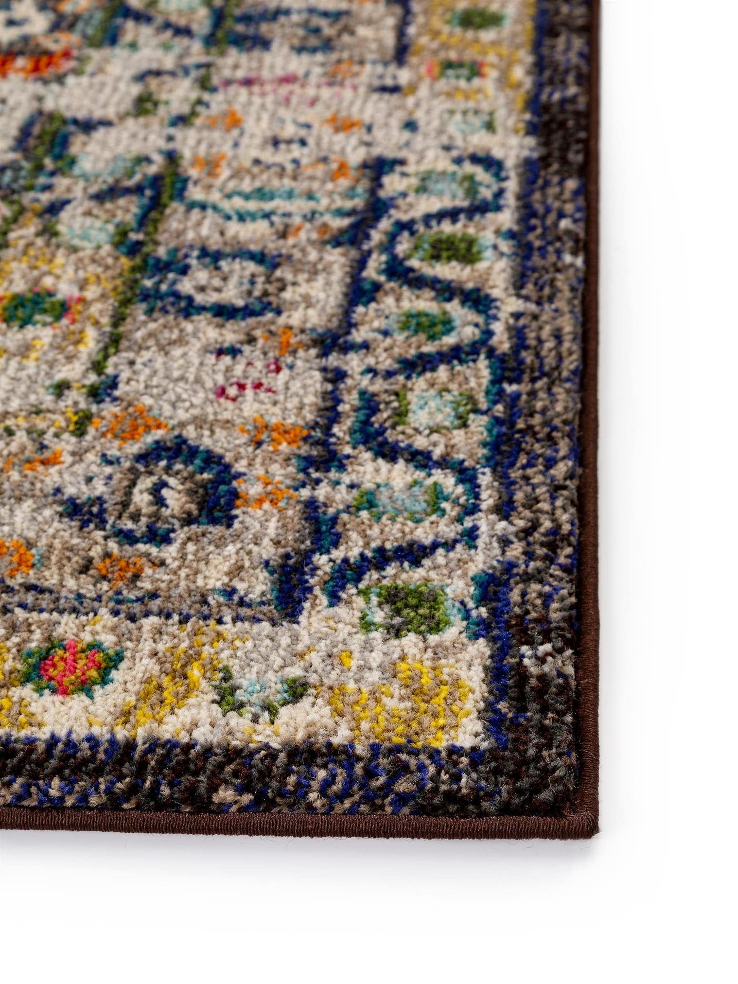 Teppich aus 100% Polypropylen in Multicolor mit 11 bis 20 mm hohem Flor von benuta Nest