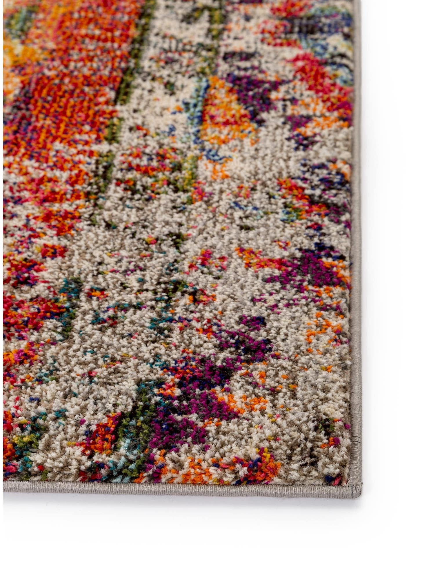 Teppich aus 100% Polypropylen in Multicolor mit 11 bis 20 mm hohem Flor von benuta Nest