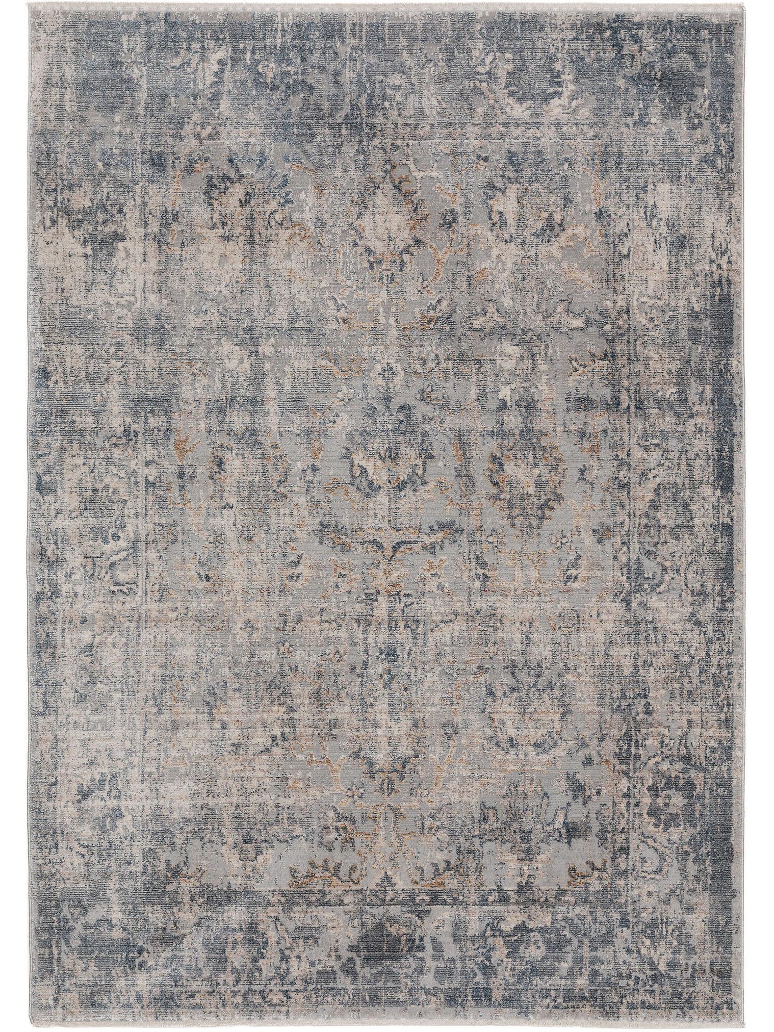 Rug made of 100% Polyester in Beige with a 6 - 10 mm high pile by benuta Nest