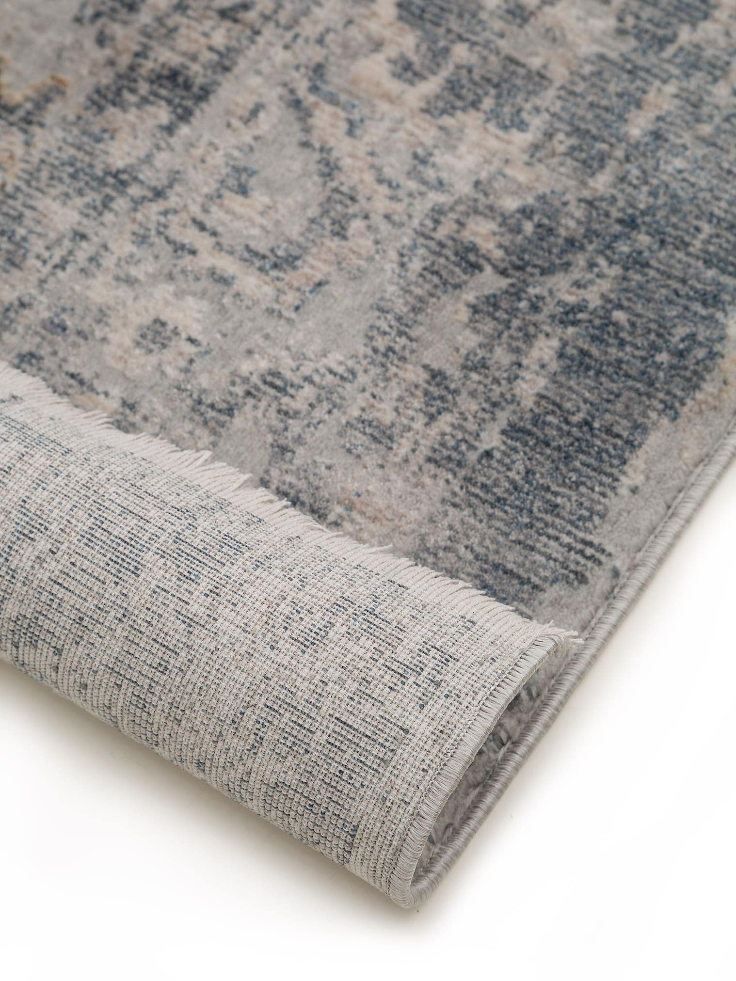 Rug made of 100% Polyester in Beige with a 6 - 10 mm high pile by benuta Nest