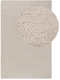 Wollteppich Uno Cream