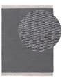 Tapis de laine Lana Gris
