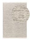 Wollteppich Rocco Beige/Schwarz
