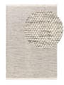 Tapis de laine Rocco Beige/Noir