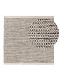 Wollteppich Rocco Beige/Schwarz